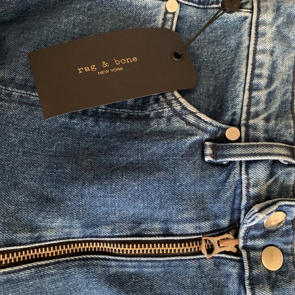 RAG & BONE Blue Bain Iver Jeans - Picture 4 of 5